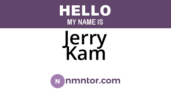 Jerry Kam