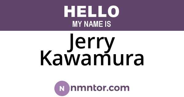 Jerry Kawamura