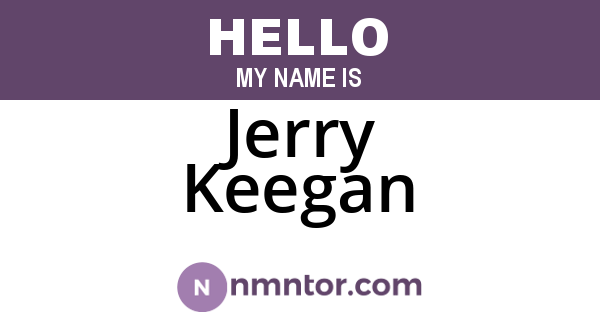 Jerry Keegan