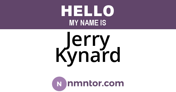 Jerry Kynard
