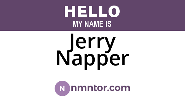 Jerry Napper