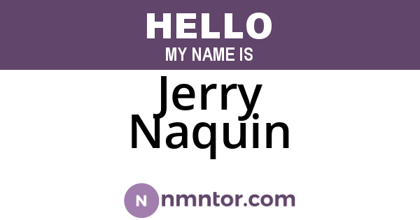 Jerry Naquin