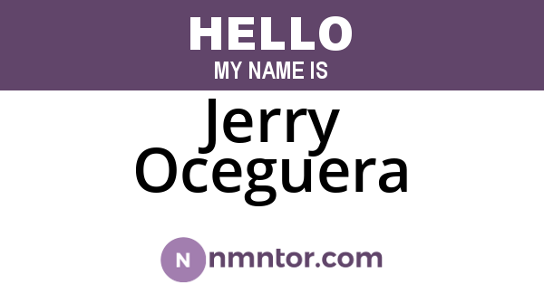 Jerry Oceguera