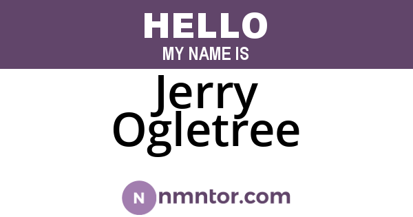 Jerry Ogletree