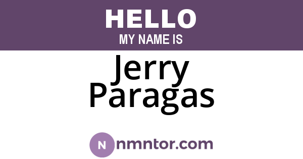 Jerry Paragas