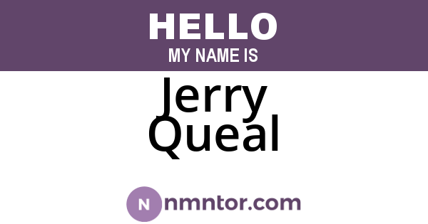 Jerry Queal