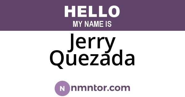 Jerry Quezada