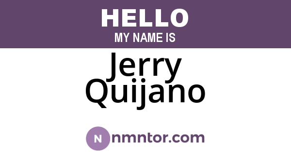 Jerry Quijano