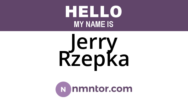 Jerry Rzepka