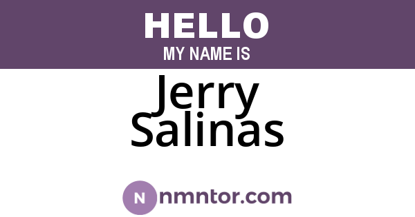 Jerry Salinas
