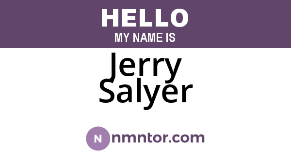 Jerry Salyer