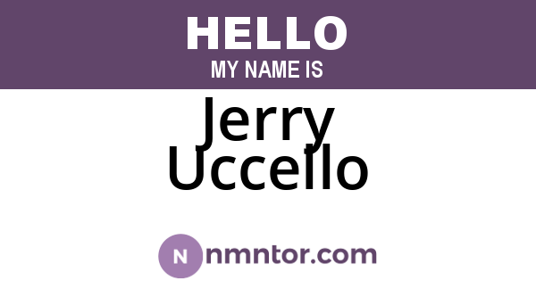 Jerry Uccello
