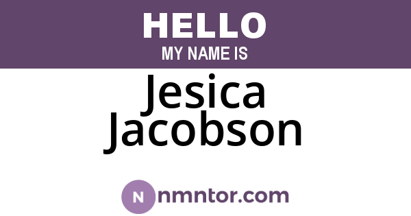 Jesica Jacobson