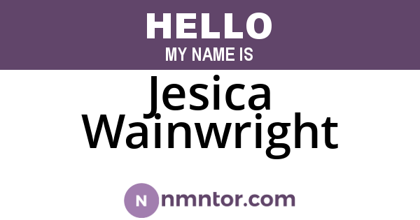 Jesica Wainwright