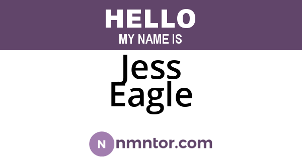 Jess Eagle