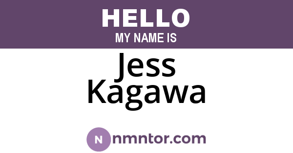 Jess Kagawa
