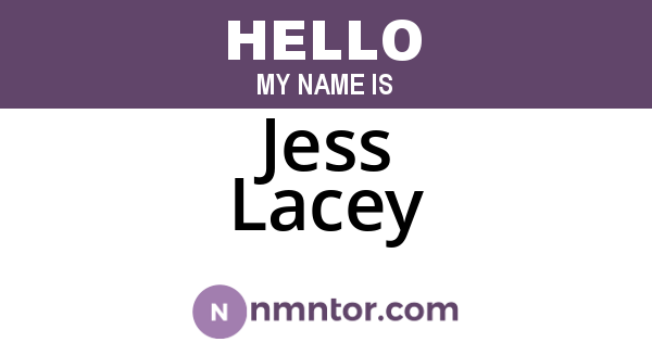 Jess Lacey