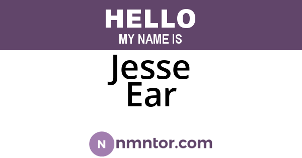 Jesse Ear