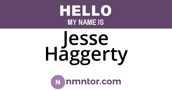 Jesse Haggerty