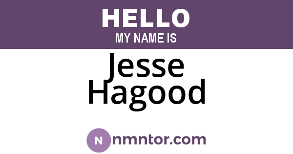 Jesse Hagood