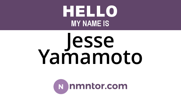 Jesse Yamamoto