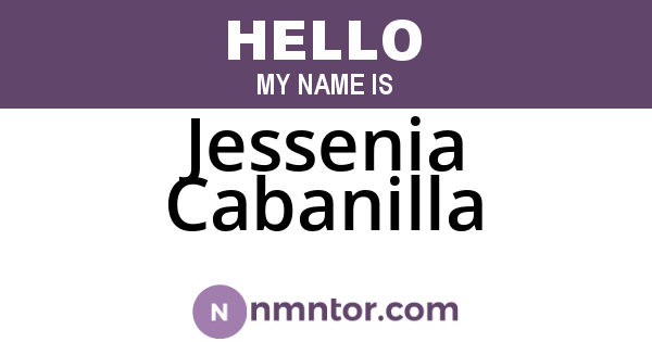 Jessenia Cabanilla