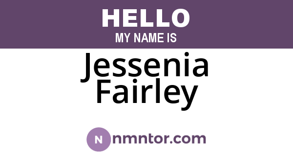 Jessenia Fairley
