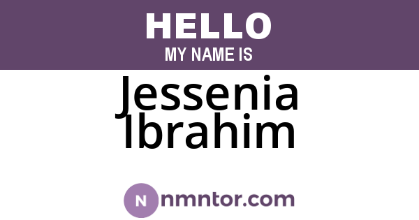 Jessenia Ibrahim