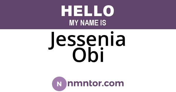 Jessenia Obi