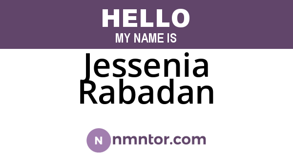 Jessenia Rabadan