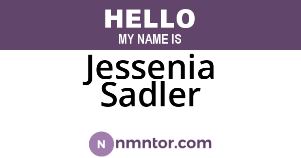 Jessenia Sadler