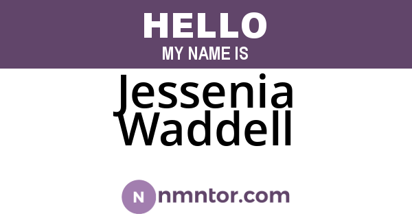 Jessenia Waddell