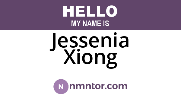 Jessenia Xiong