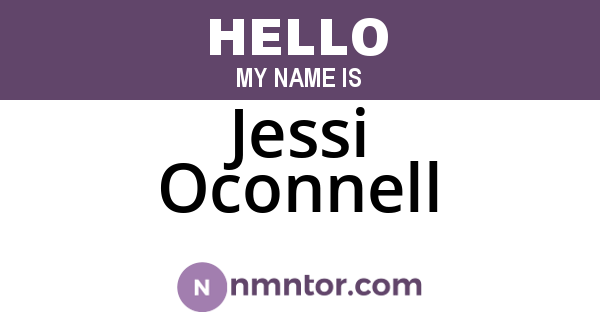 Jessi Oconnell