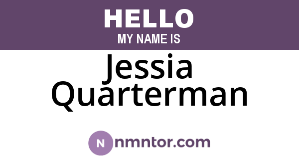 Jessia Quarterman