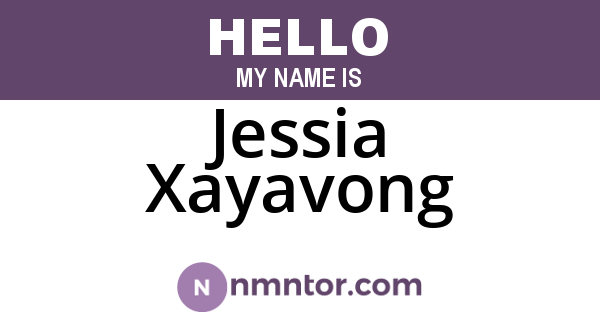 Jessia Xayavong