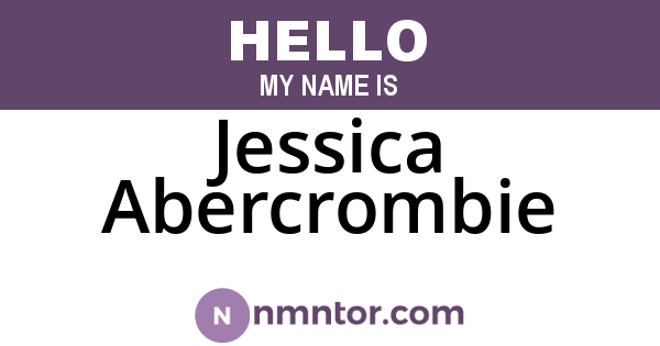 Jessica Abercrombie