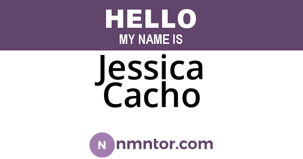 Jessica Cacho