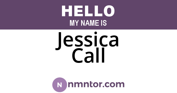 Jessica Call