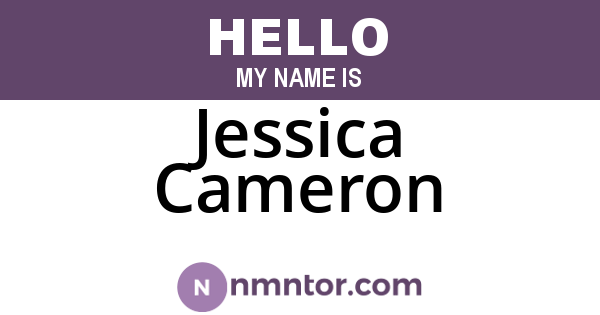 Jessica Cameron