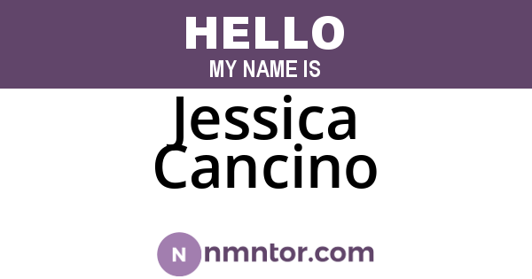 Jessica Cancino
