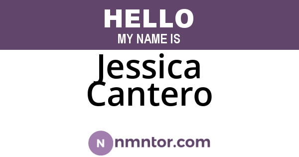 Jessica Cantero
