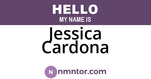 Jessica Cardona