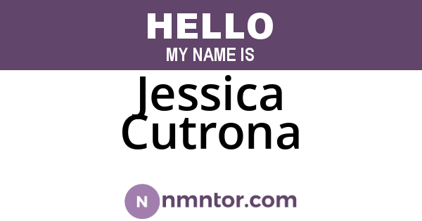 Jessica Cutrona