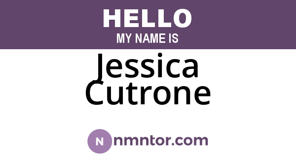 Jessica Cutrone