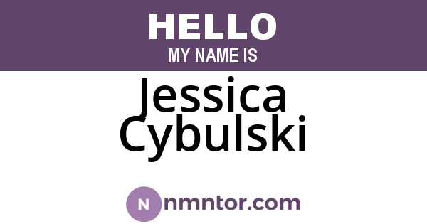 Jessica Cybulski