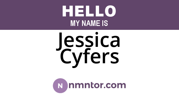 Jessica Cyfers