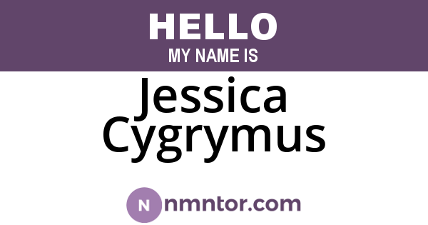 Jessica Cygrymus