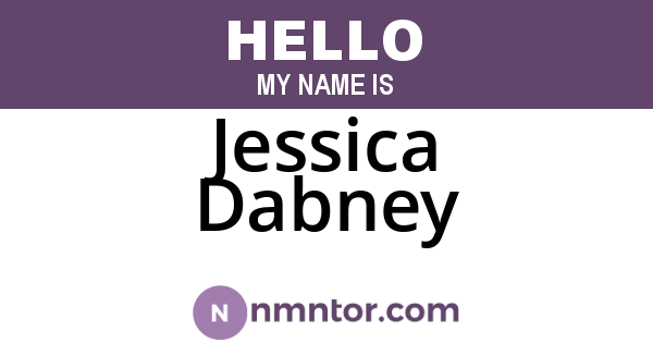 Jessica Dabney