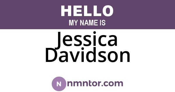Jessica Davidson